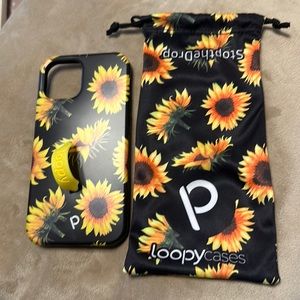 Sunflower iPhone 12 loopy case